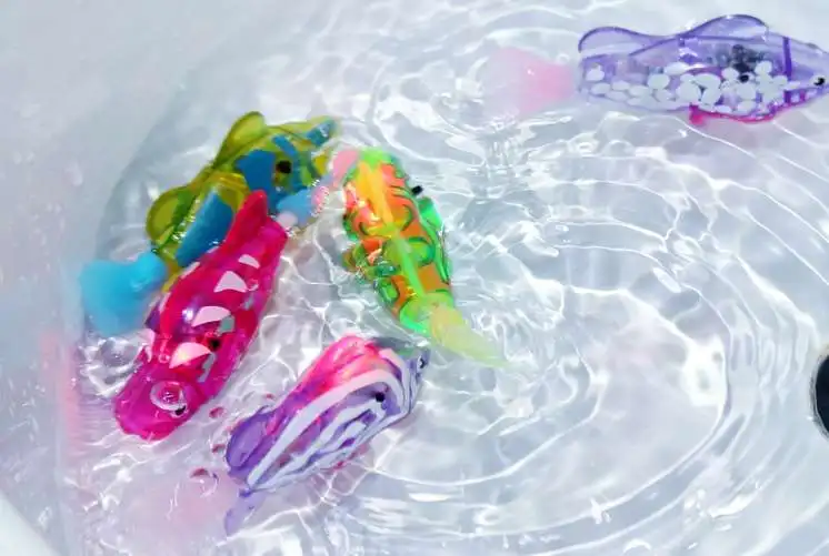 Sea Life Children's Toy Play Water Toys Light Electric Swimming Electronic Pet Fish Music Plastic Fishes In Swim Bath Hot Sale - Image 2