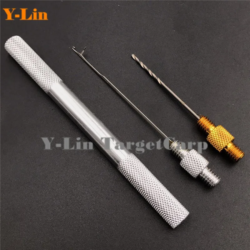 Carp Fishing Baiting Boilies Pellet Hair Rigs Needles Drills Splicing Making Tools Drill Rigs Loading Accessories - Image 4
