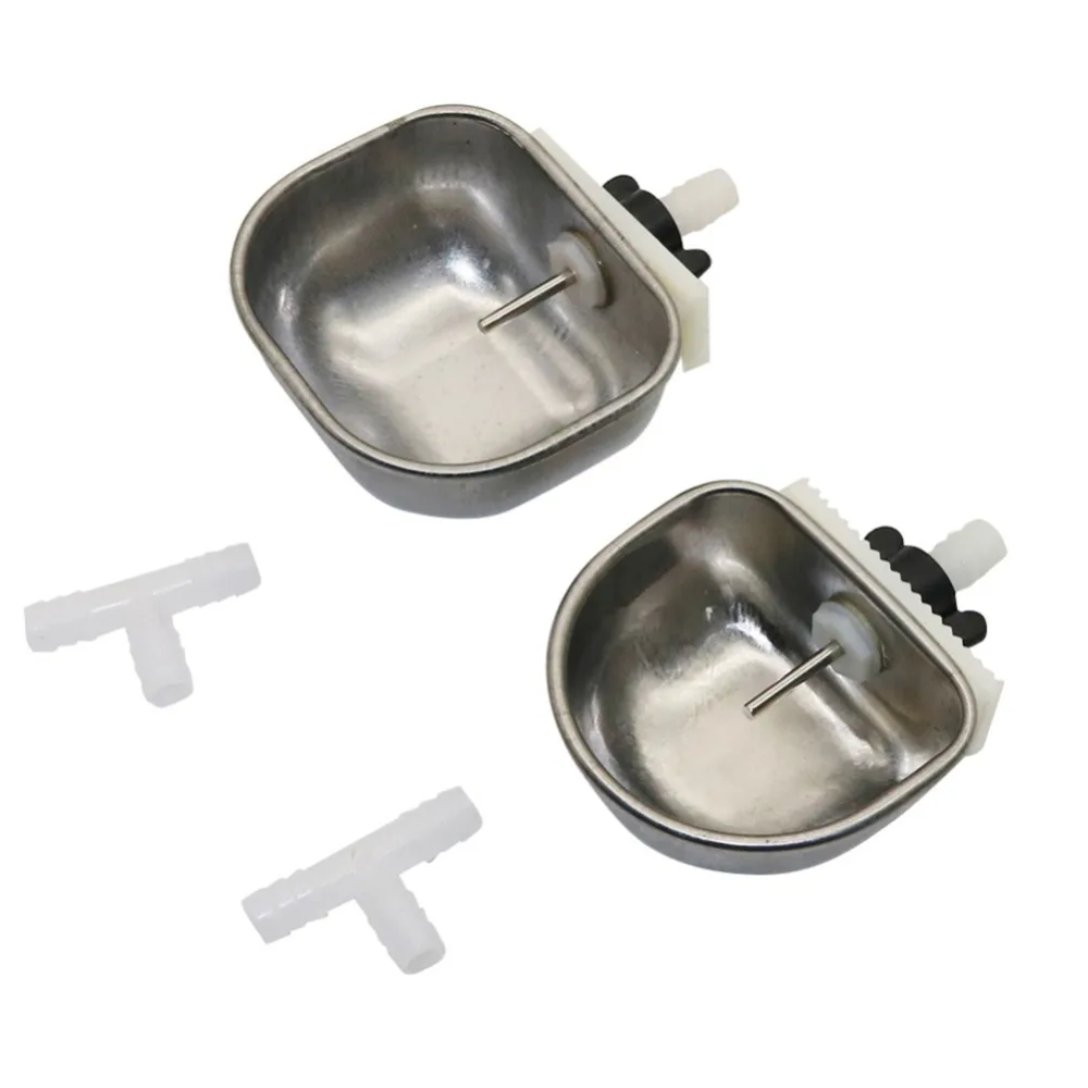 1Pc Small Pet Drinker Stainless steel Anti-scratch Rabbit Drinking Bowl Automatic Drinking Cup Animal Feeding Watering Supplies - Image 13