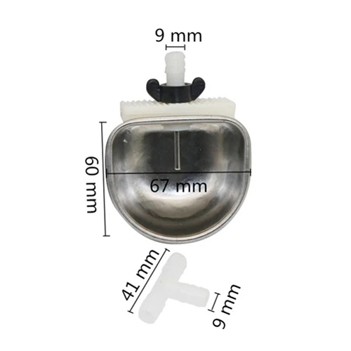 1Pc Small Pet Drinker Stainless steel Anti-scratch Rabbit Drinking Bowl Automatic Drinking Cup Animal Feeding Watering Supplies - Image 7