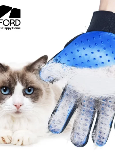 Pet Grooming Massage Gloves Cat Comb Rubber Cat Cleaning Brushes Dog Hair Removal Comb Bath Brush Pet Supplies for Cats And Dogs