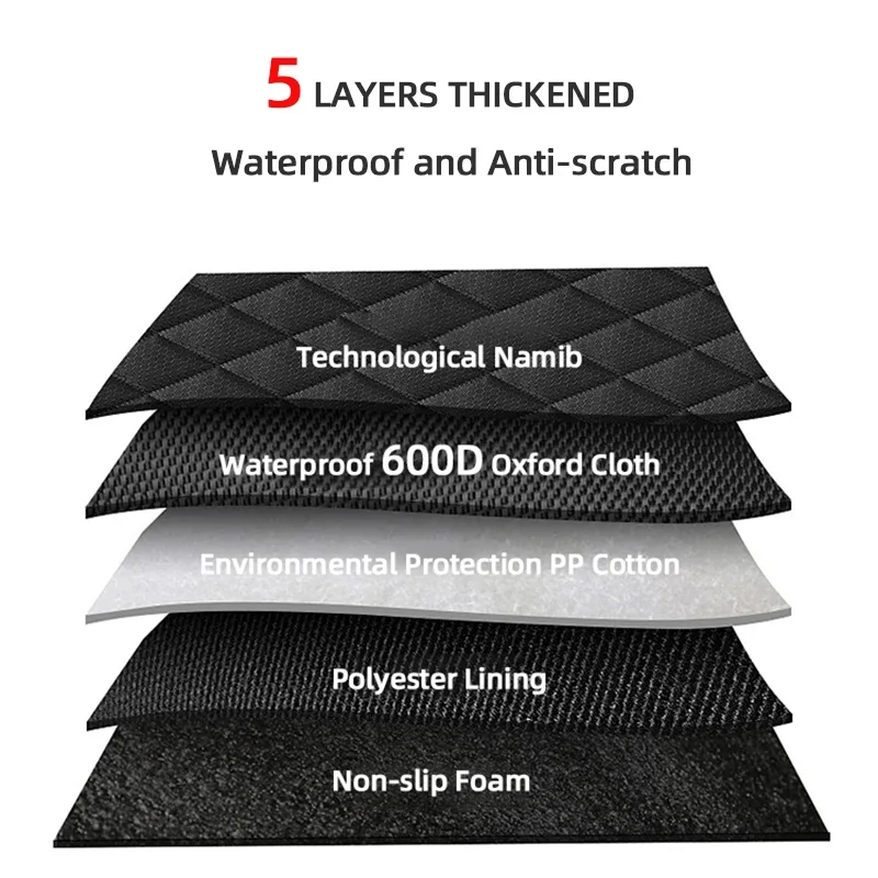 Waterproof Dog Car Seat Cover Pet Travel Carrier Hammock Rear Back Protector Mat Safety Pad for Dogs - Image 4