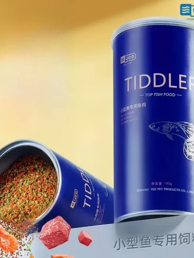 YEE Aquatic Feed TIDDLER TOP FISH FOOD Guppy Tetra Goldfish Small Tropical Fish Food Enhance Color High Protein Content