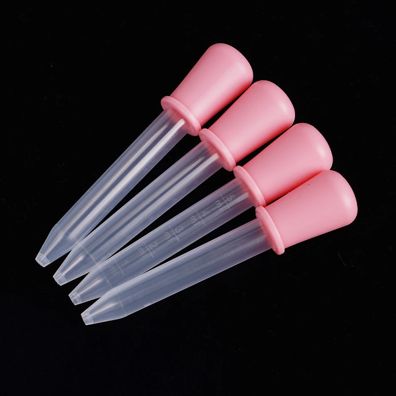 5pcs 5ml Small Silicone Plastic Pipette Dropper Feeding Medicine Pipette Dropper Feeding Medicine for Cat Dog Small Pet Feeder - Image 3