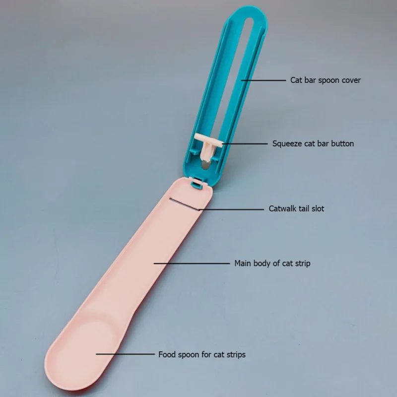 Pet Feed Spoon Food Scoop Cat Treat Bars Squeezer Cereal Dispenser Puppy Kitten Snack Liquid Food Scoop Kitty Treat Accessories - Image 13