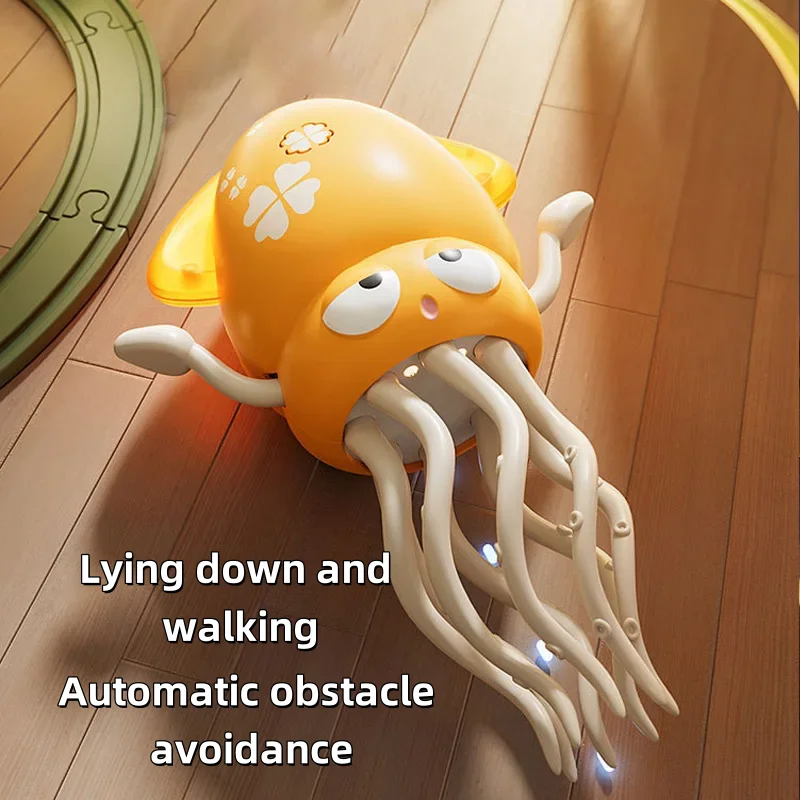 2025 Dancing Octopus Kid Electronic Pet Toys Cartoon Interactive Development Moving Education Toddler Toy Gift For Kids - Image 3
