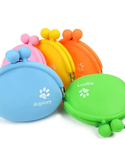 Silicone Pet Dog Train Food Snacks Pockets Bag Walking Dog Training Food Storage Waist Pet Travel Outdoor Product dog treat bag