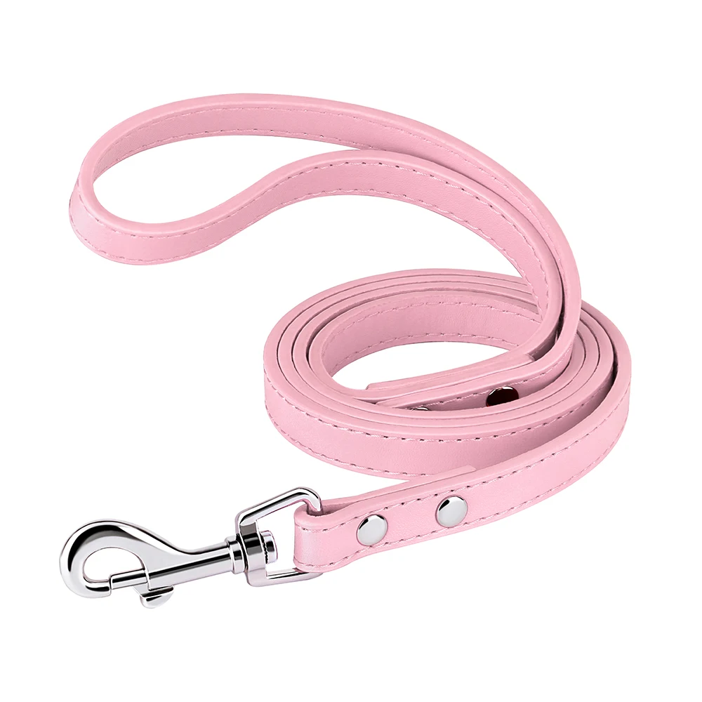 120cm PU Leather Dog Leash Soft 4ft Leather Dog Leash Pet Walking Training Leads Durable for Small Medium Dogs Pitbull Chihuahua - Image 12