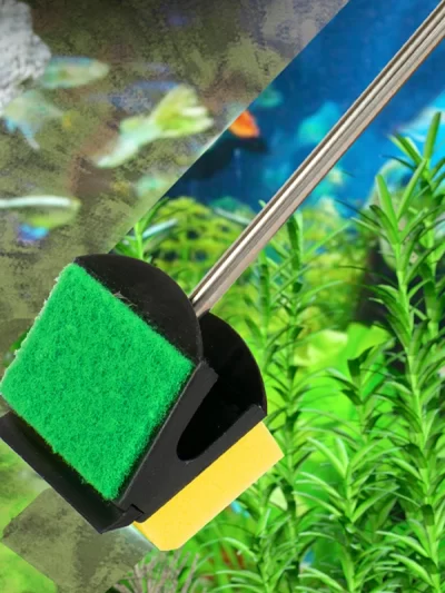 Aquarium Fish Tank Glass Plant Cleaning Brushes Floating Clean Window Algae Scraper Sponge Accessories Tools High Quality