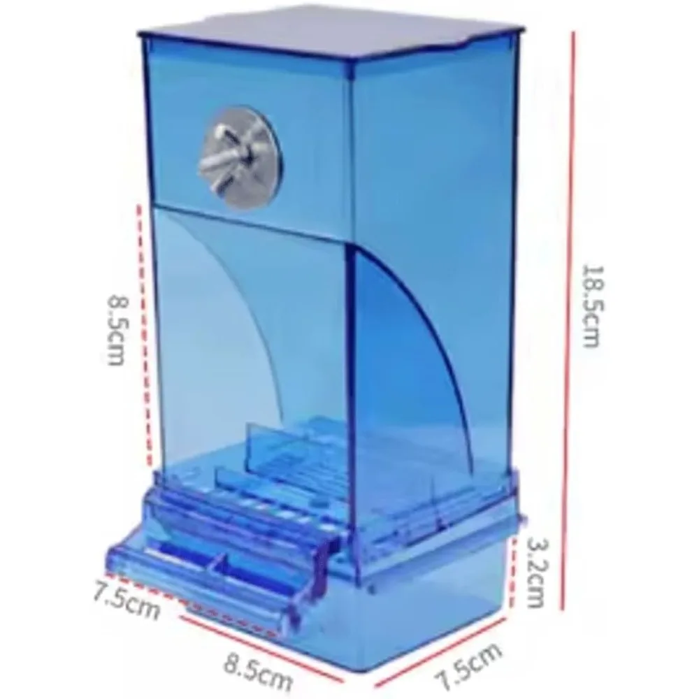 Bird feeder parrot feeder parrot automatic feeder spill-proof and splash-proof automatic feeder Bird food box - Image 8