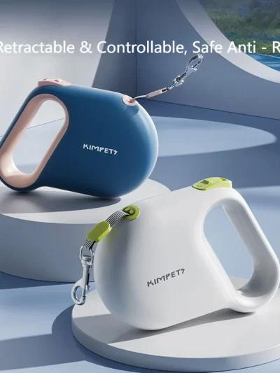 Pet leash telescopic and controllable safe dog walking