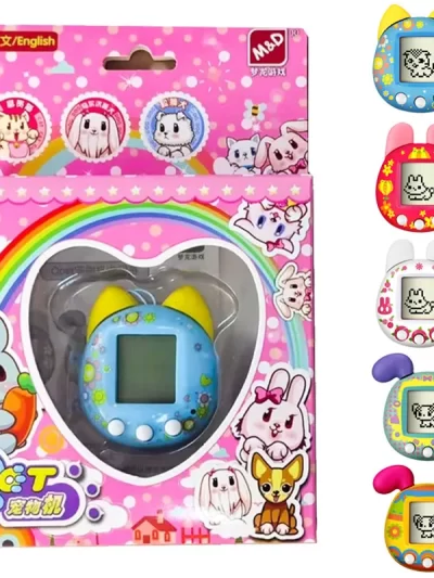 Kids Fun Virtual Electronic Pet Machine Toys Handheld Pets Raising Game Patience Training Educational Toys for Boys Girls Gifts