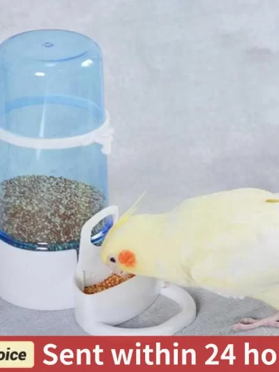 Automatic Bird Water Drinker Multifunctional Bird Water Dispenser Wear-resistant Bird Drinker Feeder Adjustable Pet Accessories