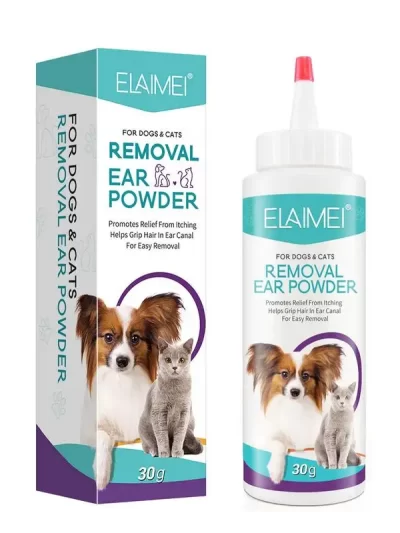 Pet Ear Powder Painless Hair Removal Powder Pet Health Care Ear Cleaner Odor Removal Pet Accessories For Dogs