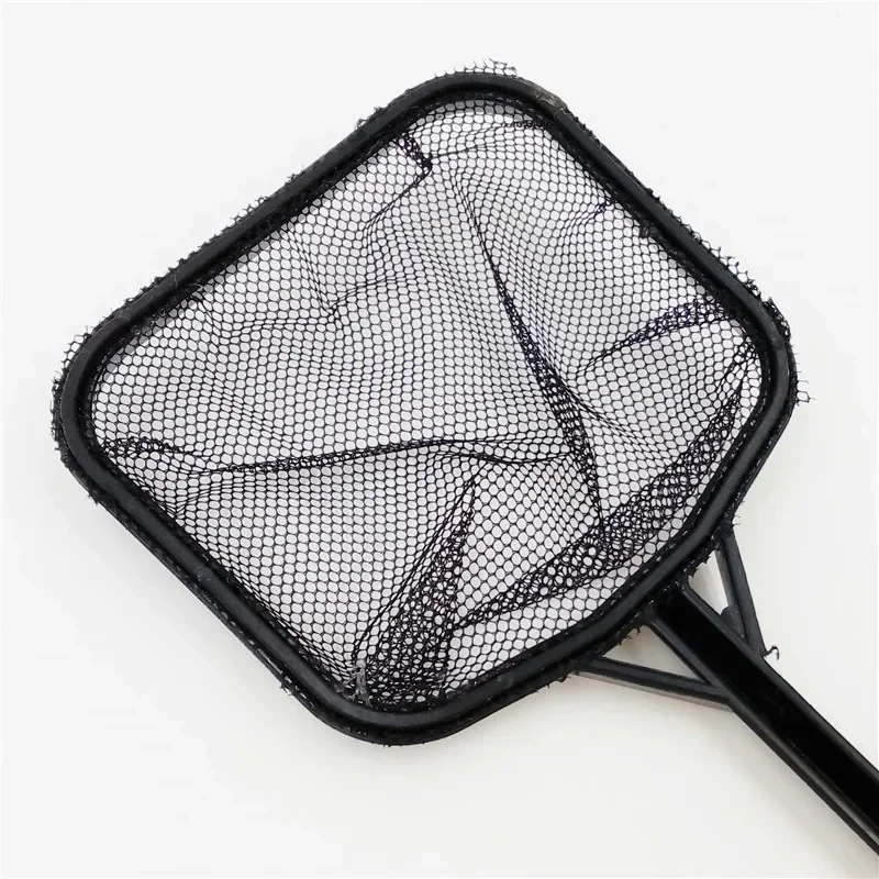 41cmx12cm Portable Long Handle Square Aquarium Fish Tank Fishing Net Landing Net Fish Floating Objects Cleaning Tools - Image 3