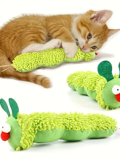Caterpillar Design Cat Toys, Pet Plush Pillows, Fun Pet Supplies, Pet Toys, Cat Supplies, Interactive Cat Toys