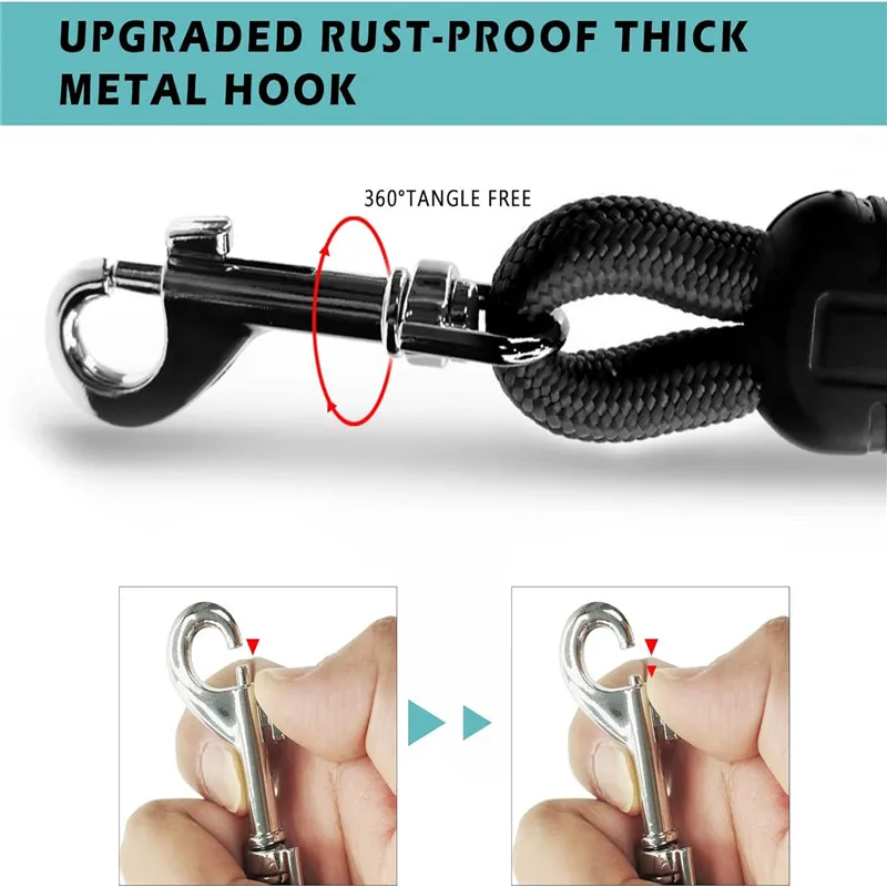 5m 10m 15m Long Dog Leash Nylon Long Tracking Round Rope Outdoor Walking Training Pet Lead Leashes for Small Medium Large Dogs - Image 6