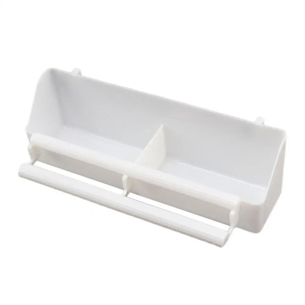 Bird Trough Pet Water Food Dispenser with Perch Stick 2 Compartments Feeding Dish Parrot Feeder Pet Hanging Feeding Container - Image 7