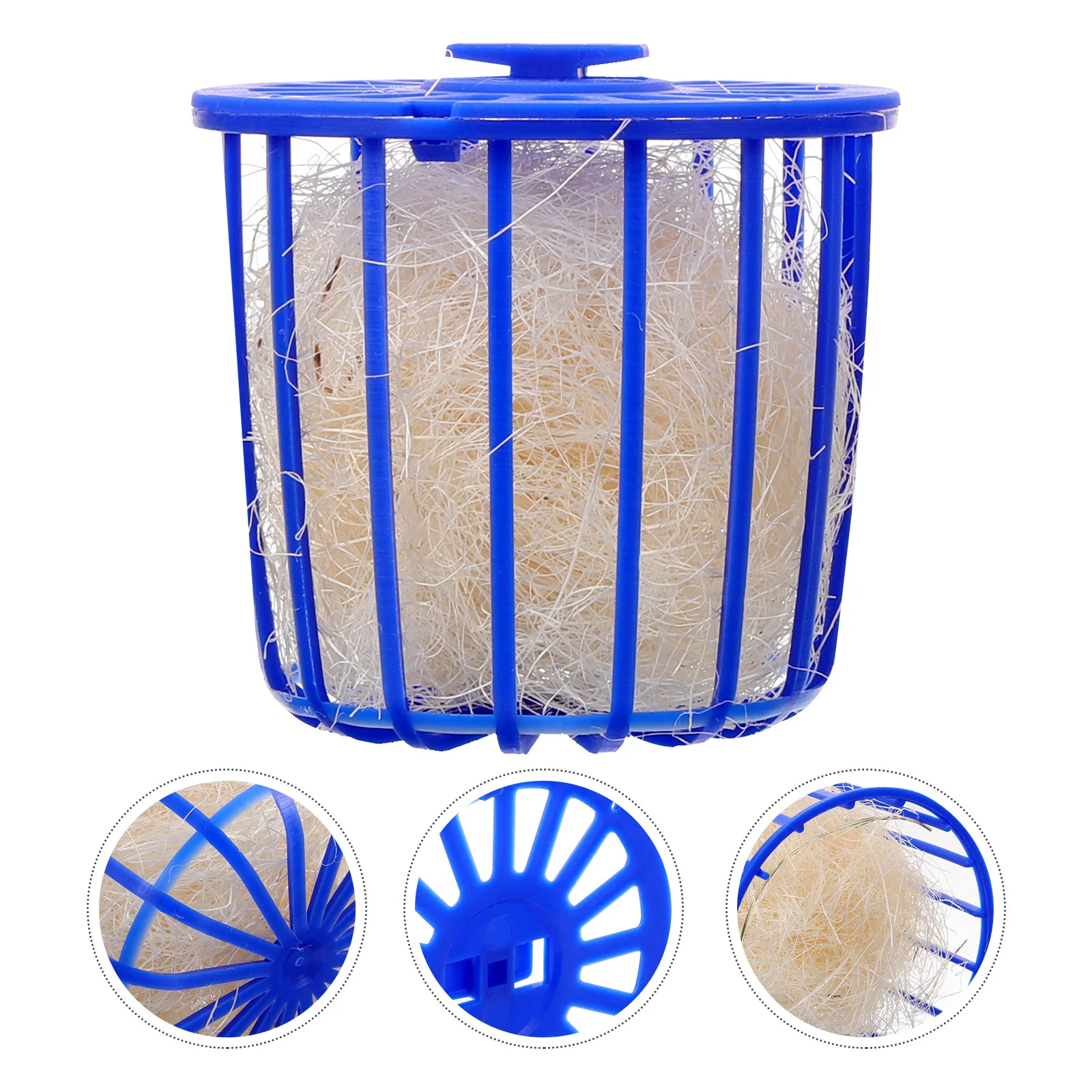 2 Pcs Bird's Nest Toy Breeding Parrot Cage Birds Bedding for Plastic House Hollow Hideaway Shelter Hanging Canary Nests Cages - Image 2