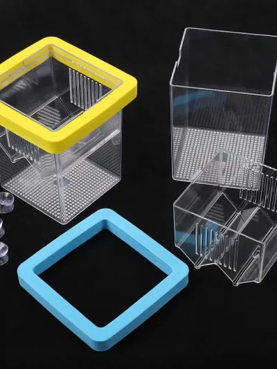 Acrylic Floating Fish Breeding Box Square Clear Aquarium Fish Breeding Box Adjustable Incubator Box For Baby Fish Shrimp