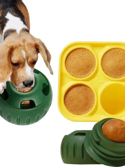 Silicone Pet Dog Toys Dog Chew Toys Interactive Dog Toys for Boredom Dog Treat Molds Silicone Healthy Treats for Dog Pet Product