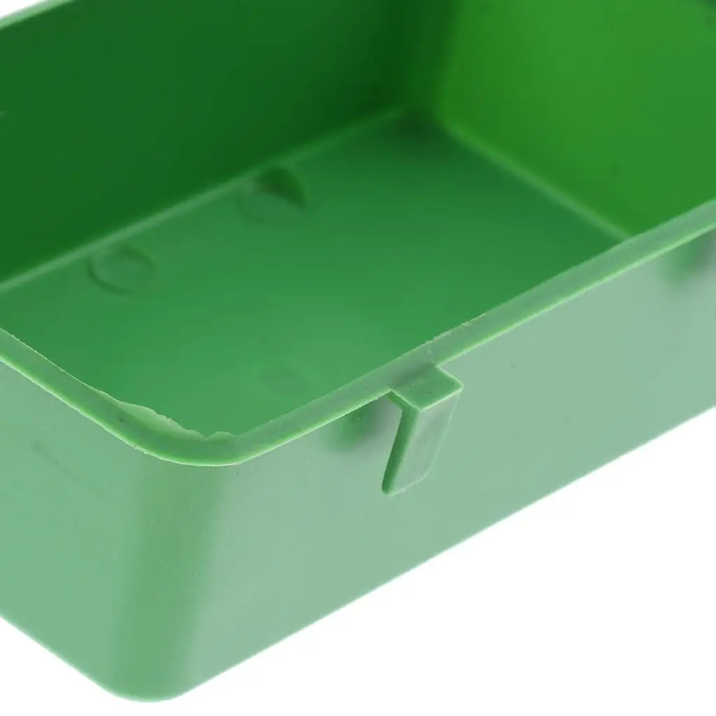 10Pcs Plastic Bird Feeder Parrot Food Water Bowl Cage Accessories for Pigeons Cockatiels Bird Feeding Supplies - Image 5