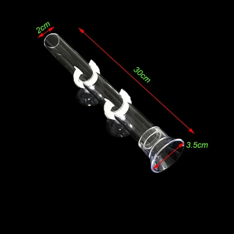 15-50cm Acrylic Aquarium Feeder Tube Dish Transparent Fish Tank Shrimp Snail Shrimp Food Feeder Bowl Aquarium Feeding Accessorie - Image 10