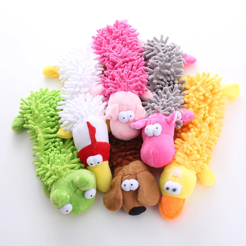 Pet dog toy sound plush toy mop fur shell frog hippo teeth grinding supplies - Image 2