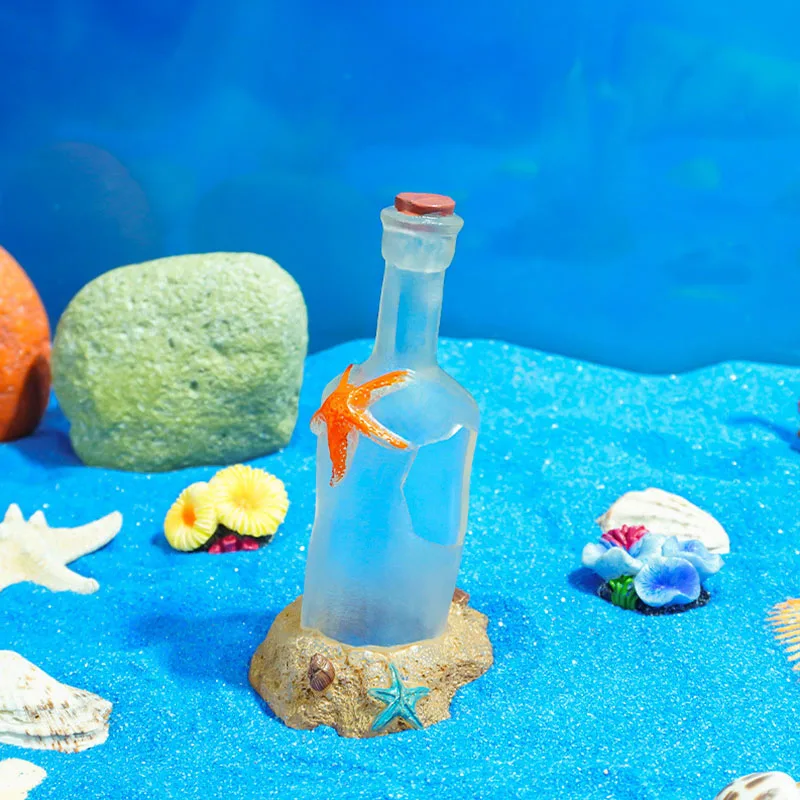 Fish Tank Decorations - Fish Tank Landscape Decorations with Bottle Design, Suitable for Aquatic Environments - Image 6