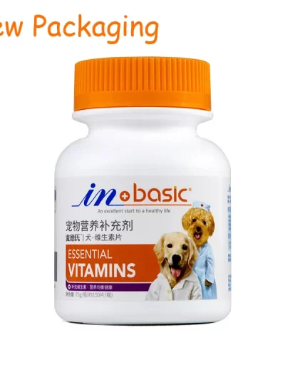 IN-BASIC 150 Tablets 11 In 1 Multivitamin Dog Nutritional Supplements Essential Vitamins Increase Physique