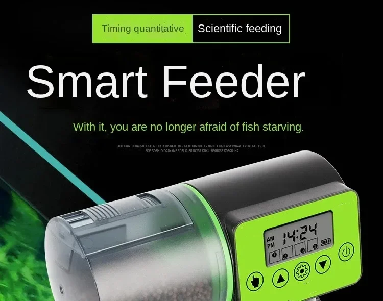 Automatic Fish Tank Feeder Intelligent Timing Feeder Aquarium Goldfish Feeder Large Capacity Fish Aquarium Feeding Apparatus - Image 6