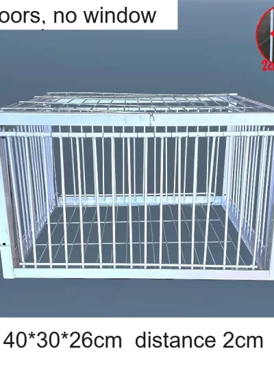 40*30*26cm Foldable galvanised bird trap cage feral pigeon humane way with the one-way entrance trapping pigeons doves In cages
