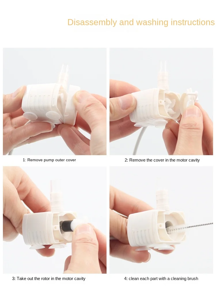 Water Pump Pet Cat Water Fountain Anti-dry Burning Motor Replacement for Cat Flowers Drinking Bowl Water Dispenser Pet Products - Image 11