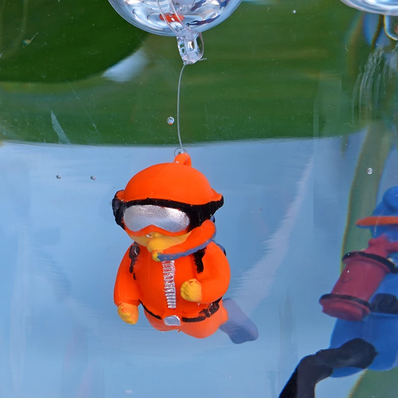 Cartoon Fish Tanks Decor Mini Diver Simulated Floating Mermaid Aquarium Fish Tank Decoration Kiki Pendant Aquarium Accessories - Image 14