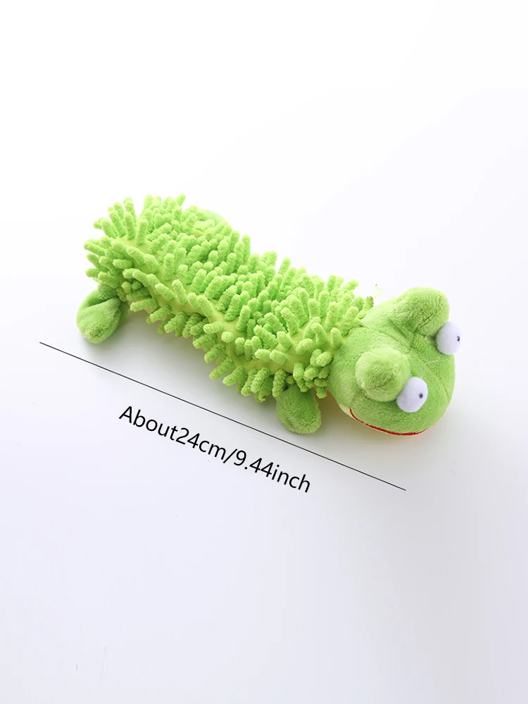 Pet dog toy sound plush toy mop fur shell frog hippo teeth grinding supplies - Image 7