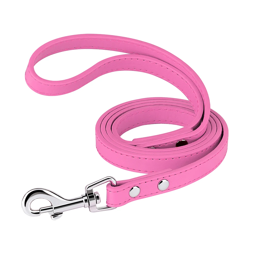 120cm PU Leather Dog Leash Soft 4ft Leather Dog Leash Pet Walking Training Leads Durable for Small Medium Dogs Pitbull Chihuahua - Image 11