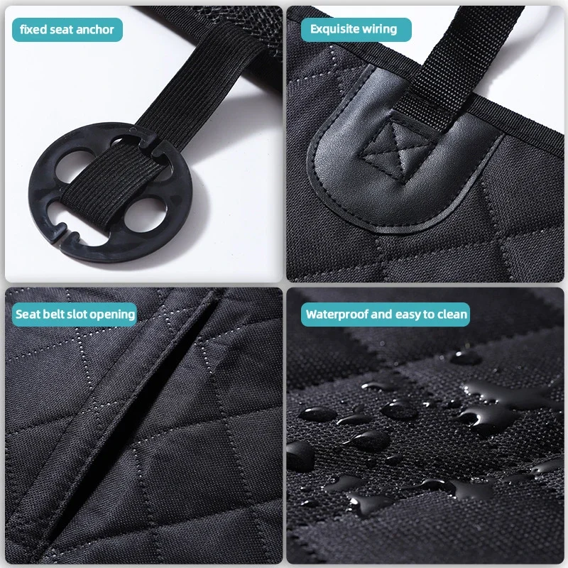 Waterproof Dog Car Seat Cover Pet Travel Carrier Hammock Rear Back Protector Mat Safety Pad for Dogs - Image 10