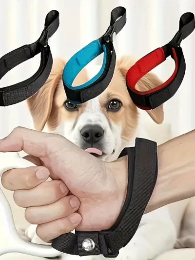 1Hands-Free Dog Leash Wrist Strap - Safety Traction Design，Soft and Comfortable，Adjustable Durable Strap，Suitable for pet owners