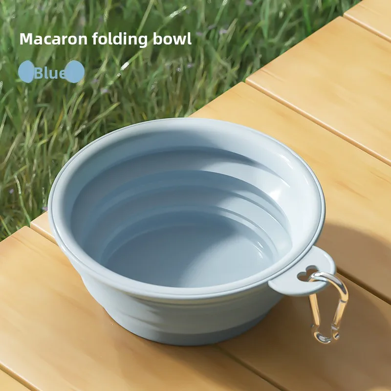 Collapsible Pet Silicone Bowls Portable Dog Cat Food Water Bowl Outdoor Camping Travel Folding Supplies Dishes with Carabiner - Image 8