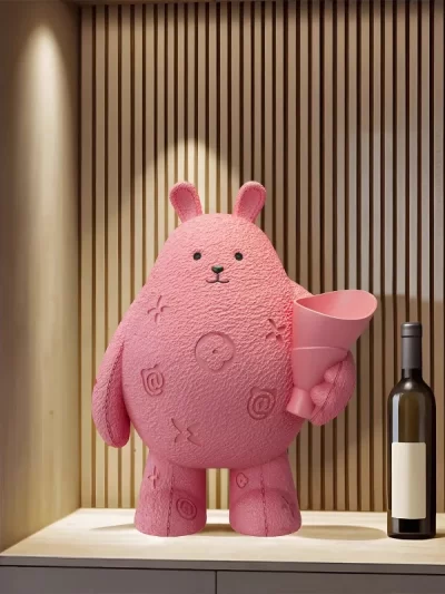 Cute Rabbit Decoration for Living Room, Study, Porch, Luxury Decoration for Friends Home Decor