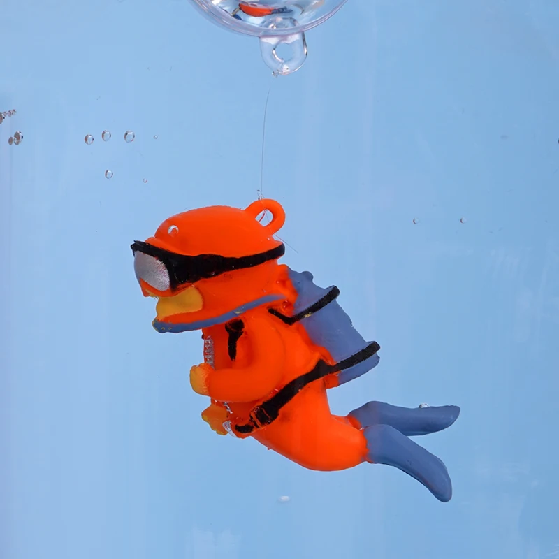 Cartoon Fish Tanks Decor Mini Diver Simulated Floating Mermaid Aquarium Fish Tank Decoration Kiki Pendant Aquarium Accessories - Image 13