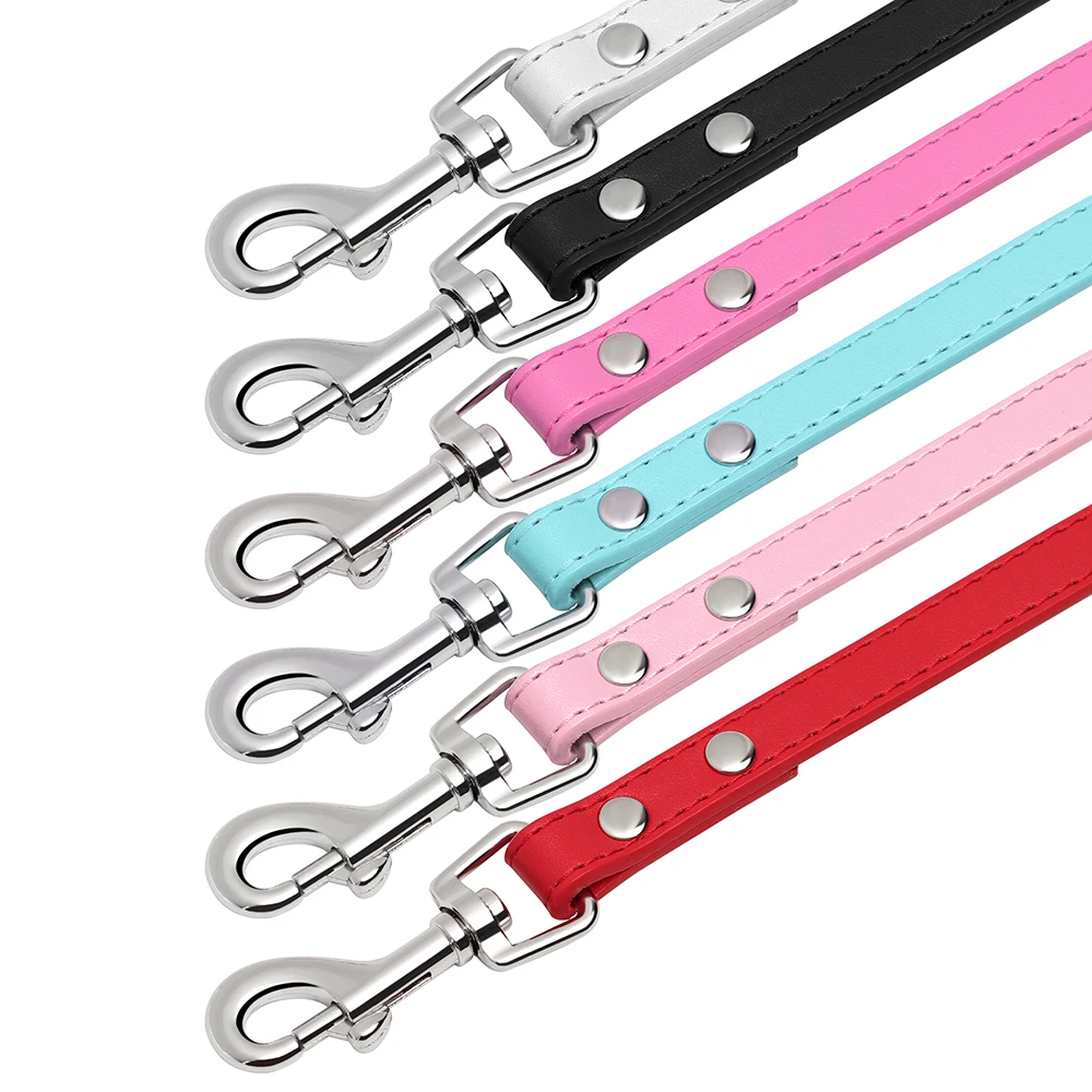120cm PU Leather Dog Leash Soft 4ft Leather Dog Leash Pet Walking Training Leads Durable for Small Medium Dogs Pitbull Chihuahua - Image 13