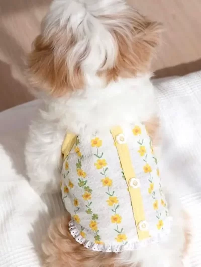 Pet Supplies Cute Cat Suspender Skirt Fashion Breathable Pet Princess Dresses Soft Thin Design Dog Vest Spring