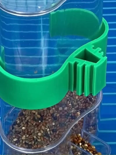 Automatic Bird Water Dispenser Bird Drinking Feeder Transparent Bird Cage Water Fountain for Budgie Cockatiel Lovebird Canary