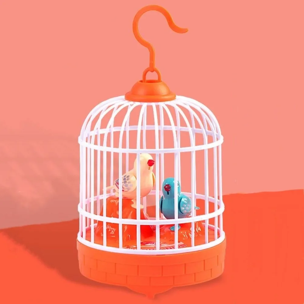 Sound Control Electric Bird Cage Toy Parrot Cage Educational Talking Electric Bird Luminous Funny Toy Simulation Bird Cage - Image 7