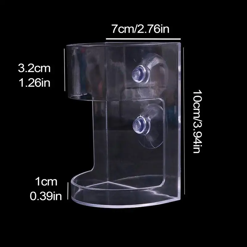 Transparent Aquarium Feeder Dish Fixed-Point Plastic Floating/Sinking Fish Food Tray with Suction Cup Design Feeding Supplies - Image 6