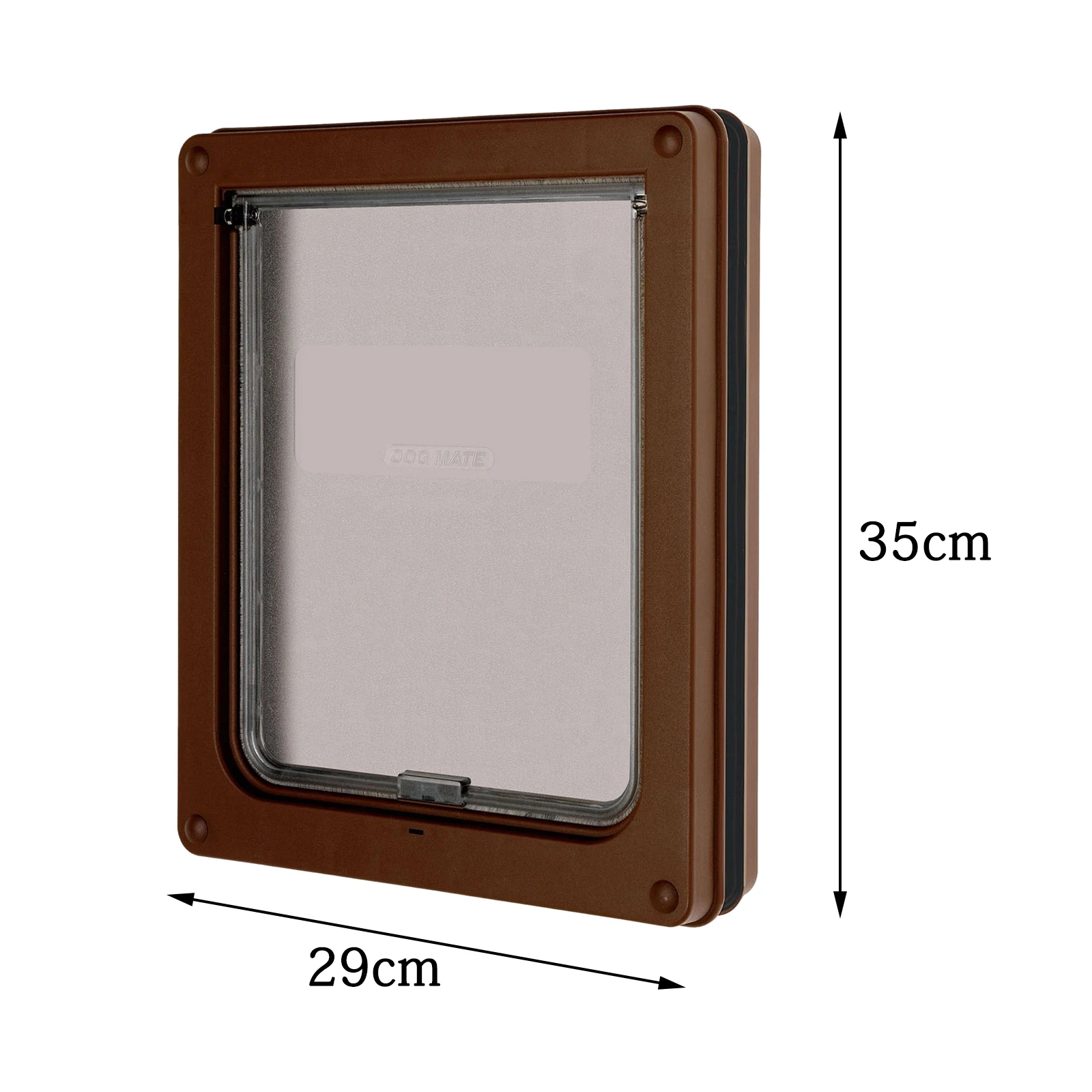 Dog Cat Flap Door Security Flap Door For Dog Cat Kitten Cat Puppy Safety Gate PVC Plastic Small Pet Supplies - Image 6