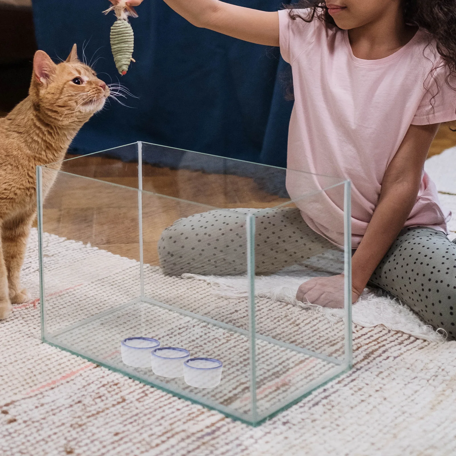 12pcs Mini Ceramic Basins Reptile Tank Water Bowls Durable Small Spiders Scorpion Terrarium Pet Supplies Unique Design Multi - Image 3