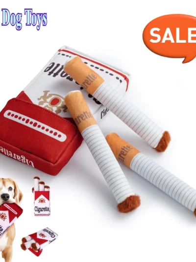 Funny Interactive Plush Dog Toys Creatives Cigarette Design Giggling Chewing Toy for Dog The Perfect Pet Gift for Plays Dogs Toy