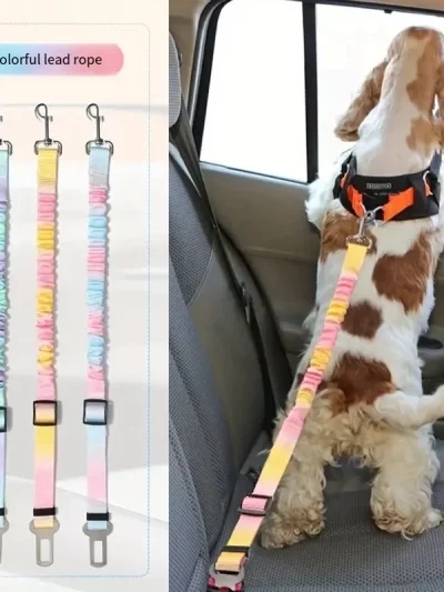 Pet Safety Belt for Dogs, Car Seat Artifact for Small and Medium Puppies, Safety Buckle for Cats, Fighting Teddy Supplies